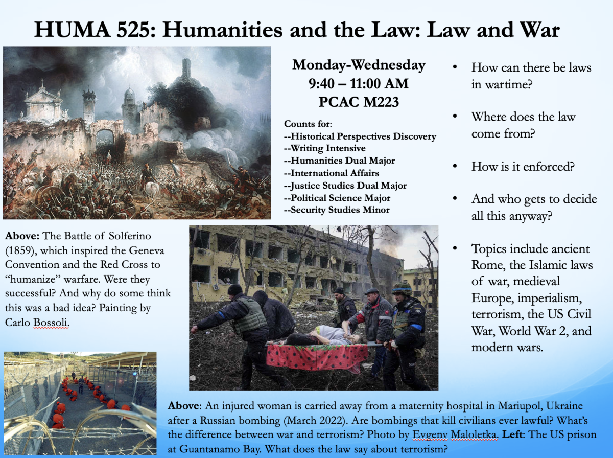 HUMA 525 (01) Humanities and the Law UNH Course Search
