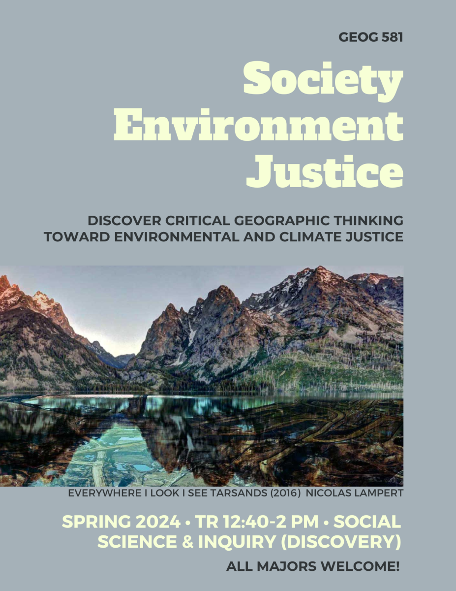 GEOG 581 (01) Society, Environment and Justice UNH Course Search
