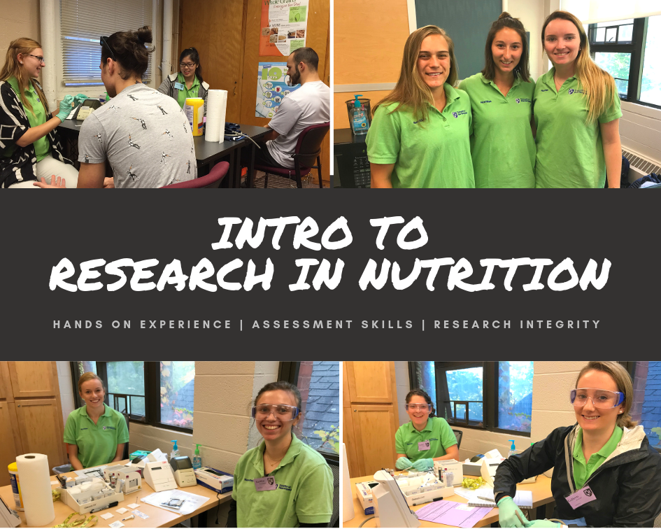 NUTR 560 (01) Introduction to Research in Nutrition UNH Course Search