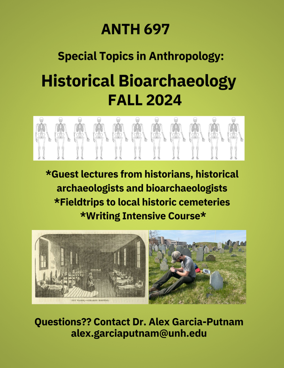 Additional course info for ANTH 697 (03) - Special Topics
