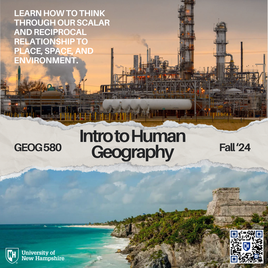 Additional course info for GEOG 580 (01) - Human Geography: People and Places